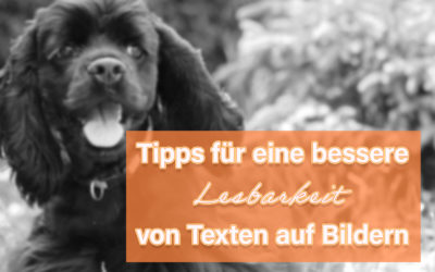 7 Tipps für eine bessere Lesbarkeit von Schrift auf Bildern