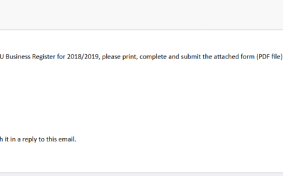Das EU-Business-Register verschickt mal wieder E-Mails… Kostenfallen für Selbstständige