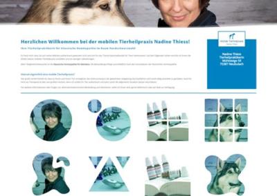 Homepage-Redesign für Tierheilpraxis Nadine Thiess